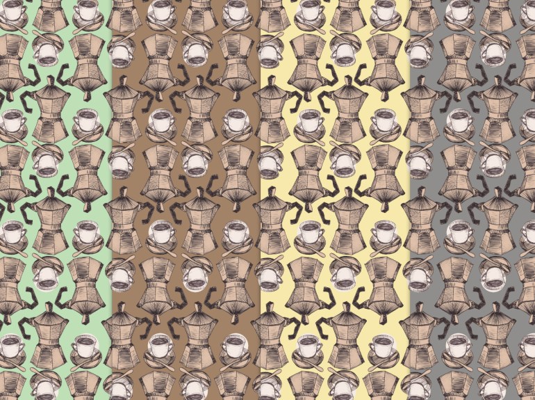 caffettiere colorate