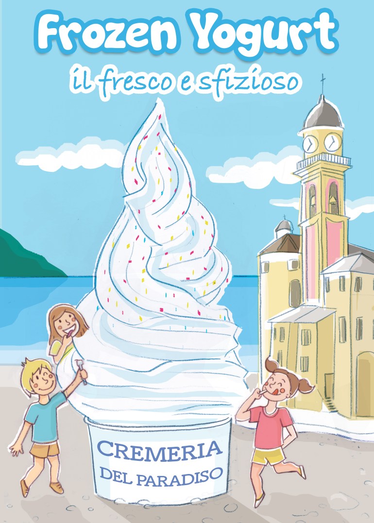 poster frozen yogurt