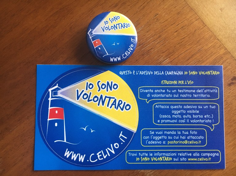 gadget io sono volontario